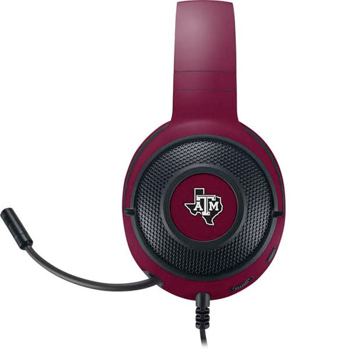 Texas A&M University Black Logo Razer Kraken X Skin